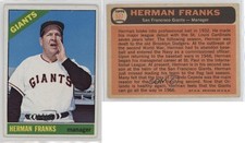 1966 Topps High # Herman Franks #537