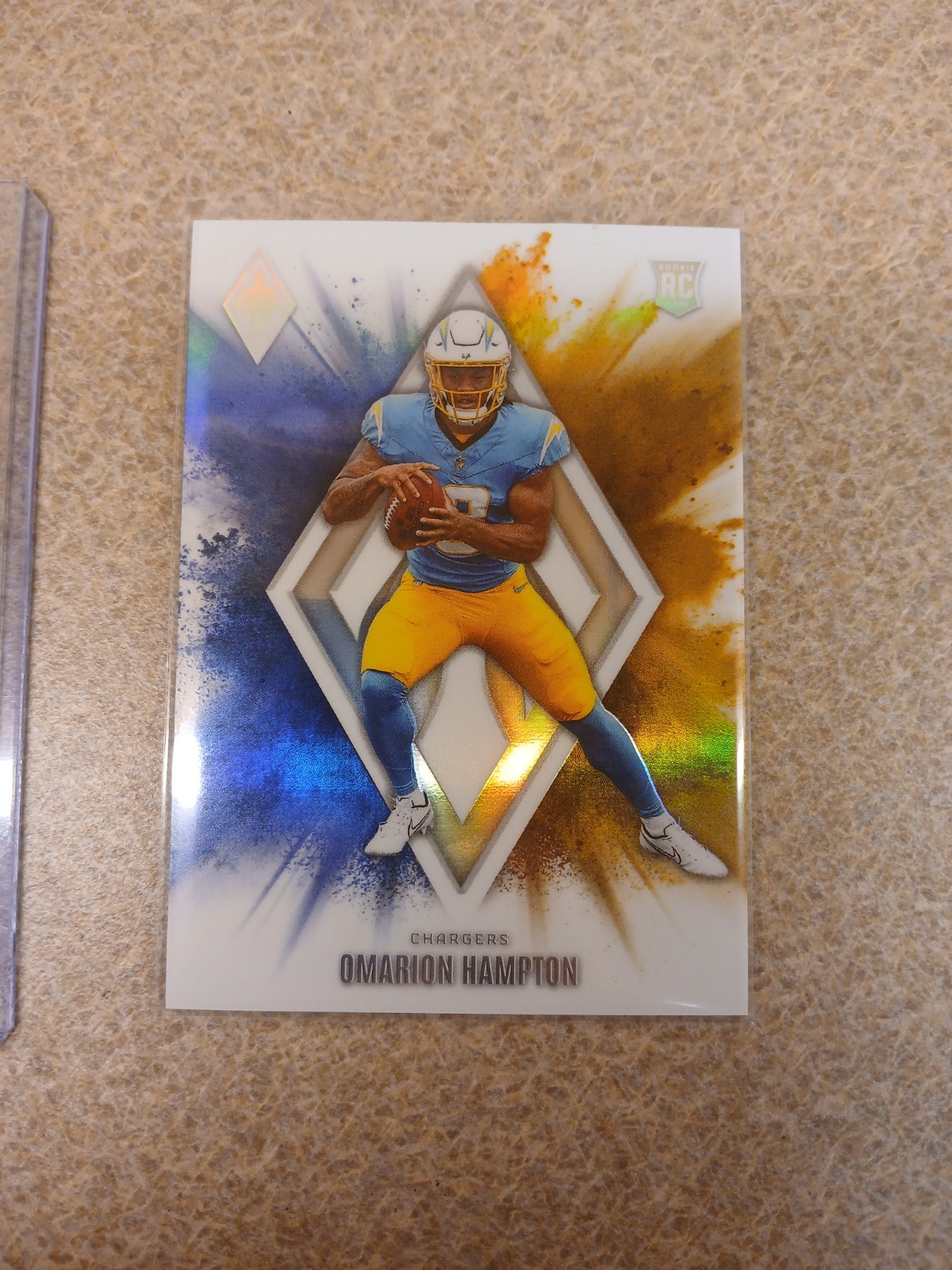 2025 Panini Phoenix Football Omarion Hampton Rookie Color Blast Case Hit SSP