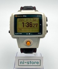 Seiko Ruputer Pro MP120SG Digital Computer Smart Watch Japan World Time - Rank B