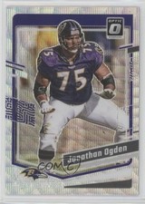 2023 Panini Donruss Optic Wave Prizm 113/300 Jonathan Ogden #13 HOF 1by6