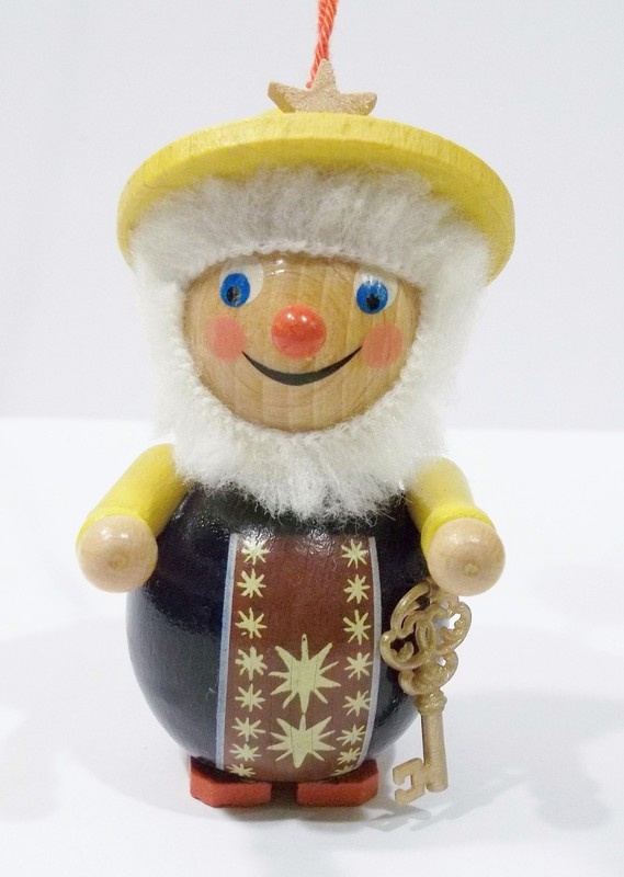 Steinbach West Germany Petrus St. Peter #Z 515 Wooden Wood Christmas Ornament