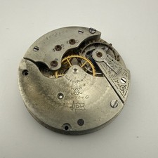 HAMPDEN GRADE No. 109 D, 16s 15j POCKET WATCH MOVEMENT GOOD BALANCE WHEEL