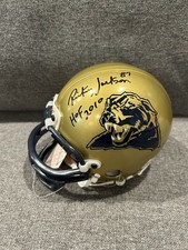 Rickey Jackson Autographed Pitt Panthers Dino Cat Mini Helmet Tristar COA HOF