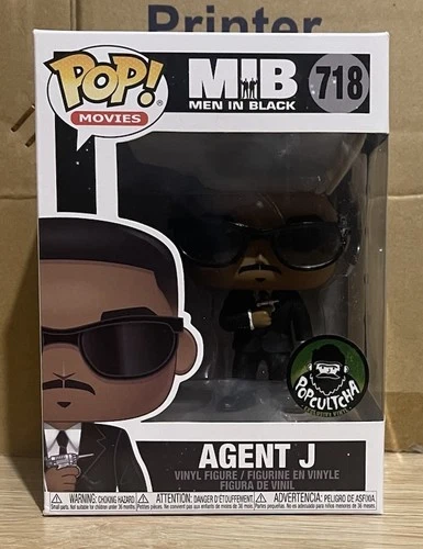 Funko Pop! Movies - Men In Black 4" Agent J #718 (Popcultcha Excl.) Vinyl Figure