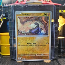 Drilbur Obsidian Flames Reverse Holo Pokémon TCG 111/197 Scarlet & Violet SV03