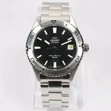Orient Mako Men's Black Dial Stainless Steel Sports Watch RA-AC0Q01B