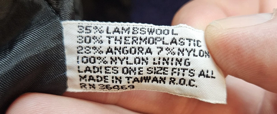  Sombrero para mujer estilo cubo azul mezcla de lana con ala. Talla única Foto 4 de 4