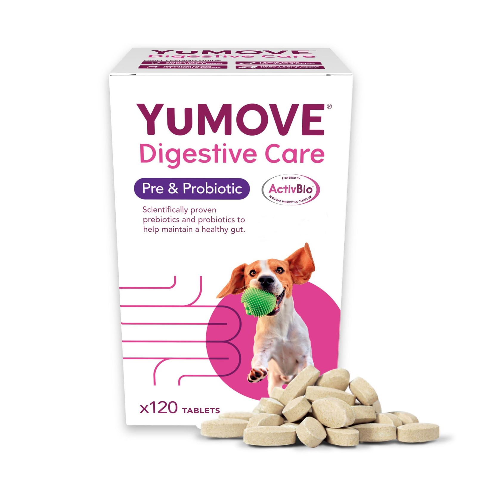 YuMOVE Digestive Care, Dog Pre and Probiotics Supplement for Gut Health and D...