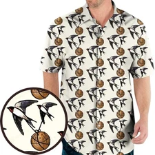 European Swallow Monty Python Holy Grail Hawaiian Shirt Unique Hawaiian Shirts f