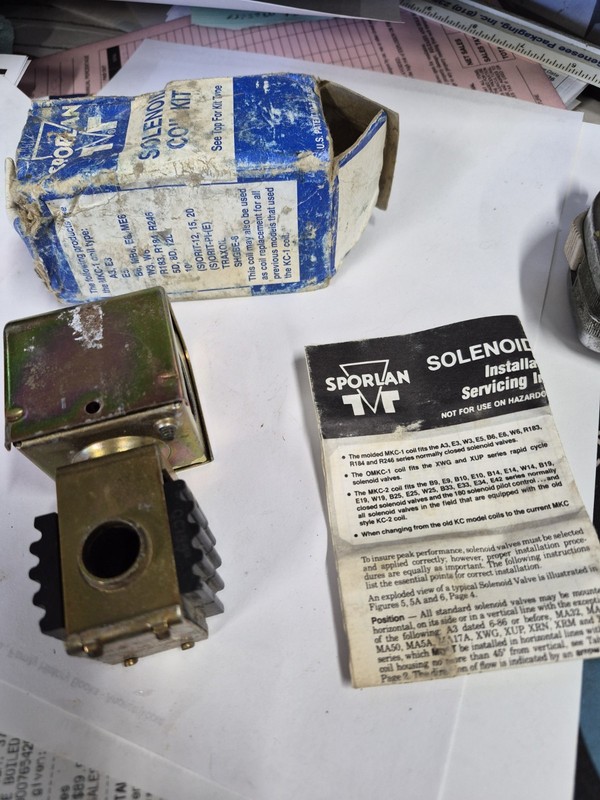 Sporlan MKC-1 Solenoid Coil 230 Volt
