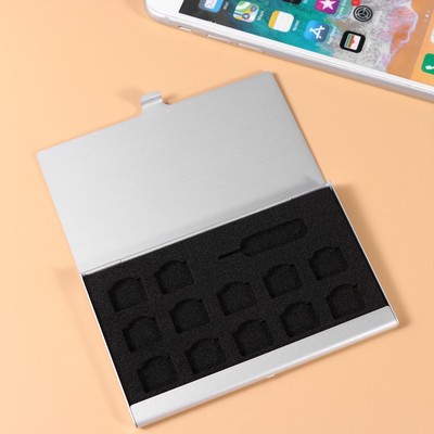  2 Pcs Compact Storage Speicherkarten Hülle Datencontainer Aufbewahrungskoffer
