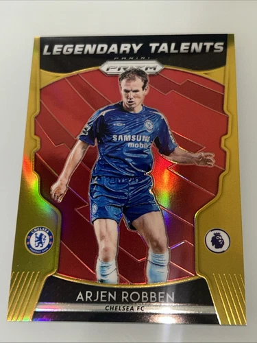 2019-20 Panini Prizm EPL Arjen Robben Gold Chelsea /10