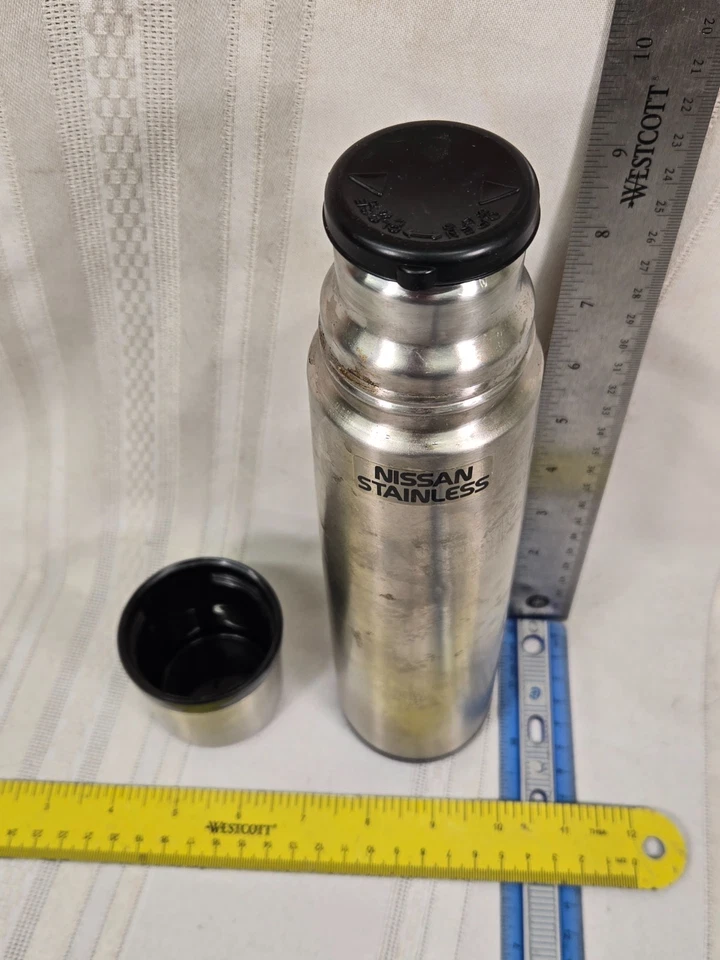 Garrafa térmica de aço inoxidável Nissan - Fina, vedação a vácuo, 16 oz, Starbucks quente/fria - Imagem 3 de 4