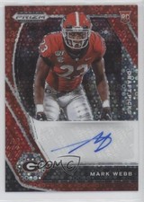 2021 Panini Prizm Draft Picks Red Circles 16/25 Mark Webb #DPA-MAW Auto pm6