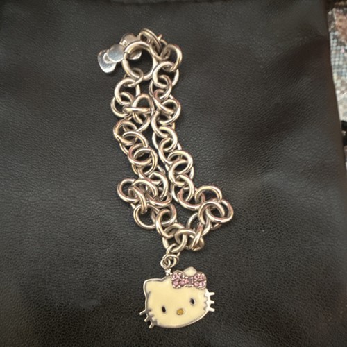 Kimora Simmons Sanrio Hello Kitty Silver Charm Bracelet