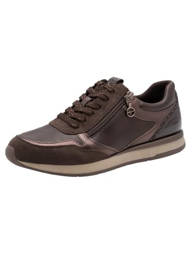 Sneaker Damen Tamaris 40 EU Synthetik Braun Sport Schuhe-image