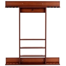 Cue Rack Only -8 Pool Billiard Stick Clip Ball Set Wall Rack