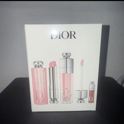 ディオール 新品 グロス3点セット DIOR ADDICT 3-PIECE SET (001 Pink) Lip Glow Lip Maximizer & Mini