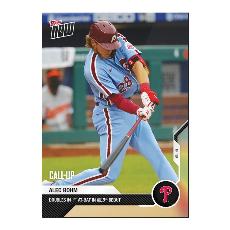 Alec Bohm - 2020 MLB Topps Now Card 98 - Print Run: 2,292 Philadelphia Phillies