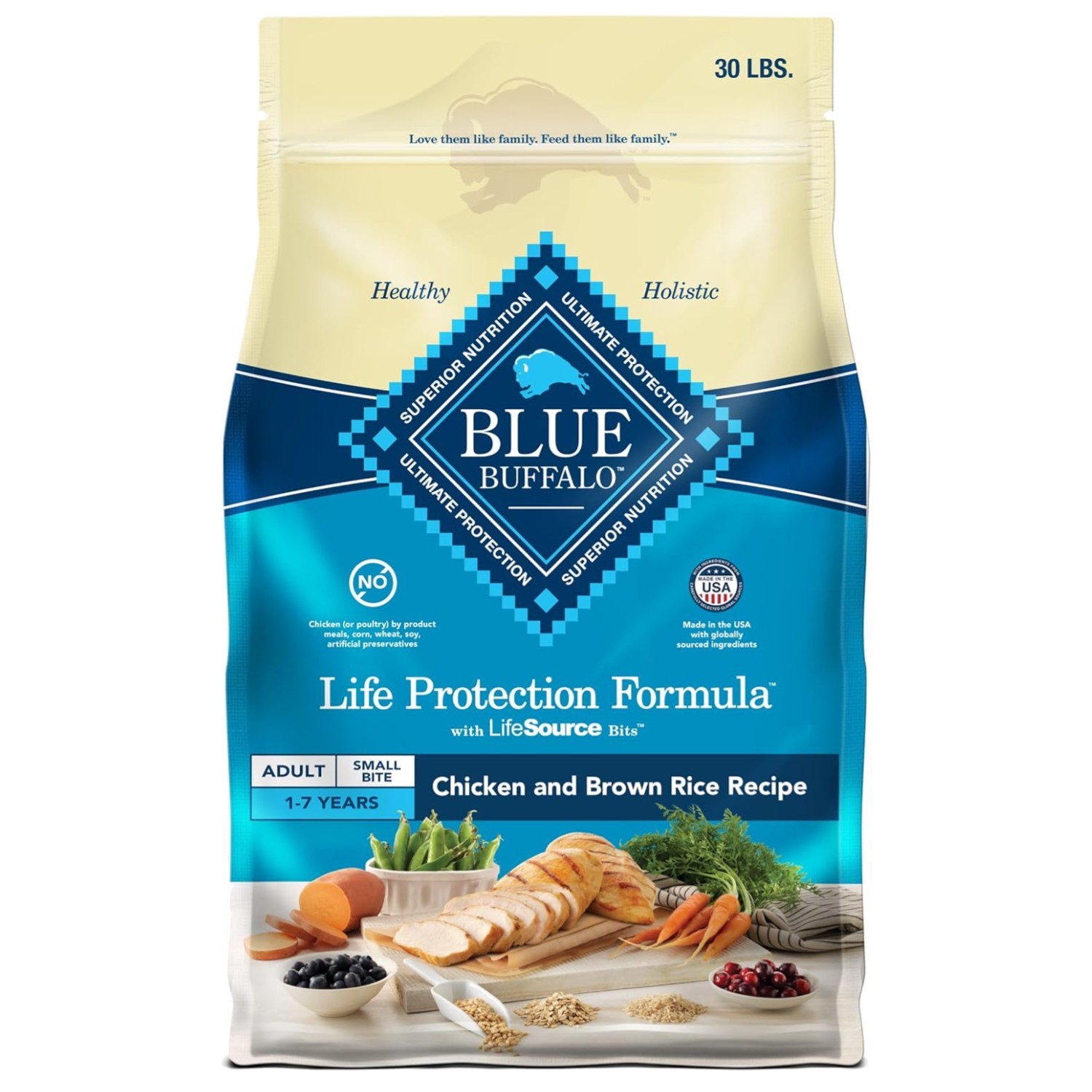 30-lb Life Protection Formula Small Bite Dog Food, Chicken & Brown Rice Recipe