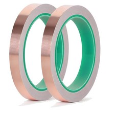 2PCS Copper Tape with Dual Side Conductive Copper Foil Tape Strong 1/4inch