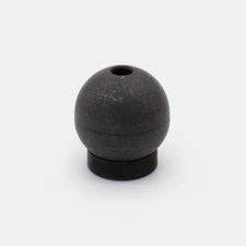 Solid Brass Ball Japanese Incense Stick Holder Burner Hakuhodo Sumitani - Black