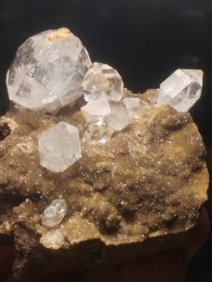   Herkimer Diamonds On Drusy Matrix    (5.2oz)