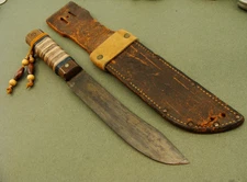 VINTAGE SOUTHWEST THUNDERBIRD ART MOUNTAIN MAN HUNTING CAMP BOWIE KNIFE KNIVES