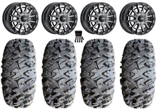 ITP SD10 Beadlcok 16" Wheels Black 32" MotoClaw Tires Can-Am Maverick R