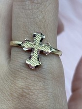 10k Single Cross Ring Size 8