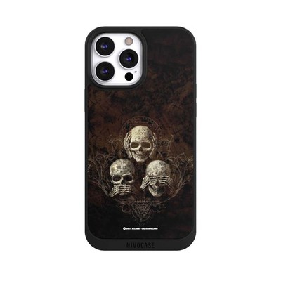 Handyhülle für Apple iPhone 13 Pro Max Art Gothic Totenköpfe