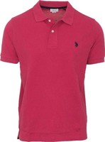 T-Shirt U.S. Polo Assn. Polo Hemd Herren Baumwolle Fuchsie