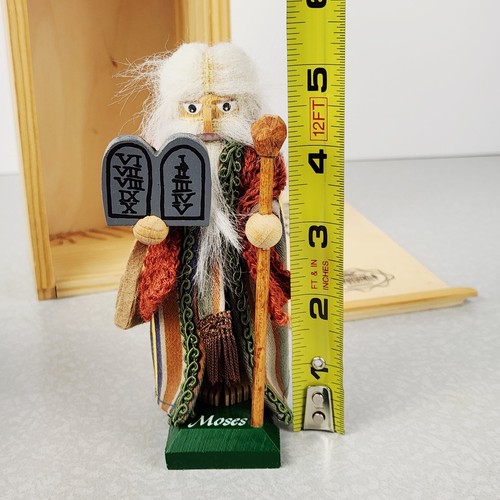 Steinbach Germany Limited Edition 5" Bible Moses Figure 001642/7500 Christmas - Picture 12 of 13