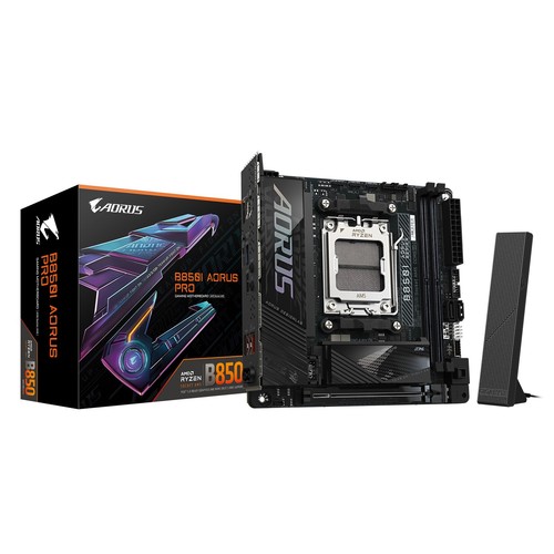 Gigabyte B850I AORUS PRO 1.0, AMD AM5, 2 x DDR5 up to 128 GB, 1 x HDMI, 1x P... - Picture 1 of 3