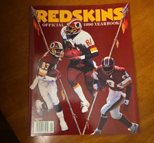 1990 Washington Redskins Team Issued Yearbook Art Monk Ricky Sanders Gary Clark