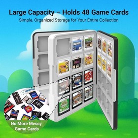 3DS Game Case 48 Slot DS Game Holder Compatible With Nintendo