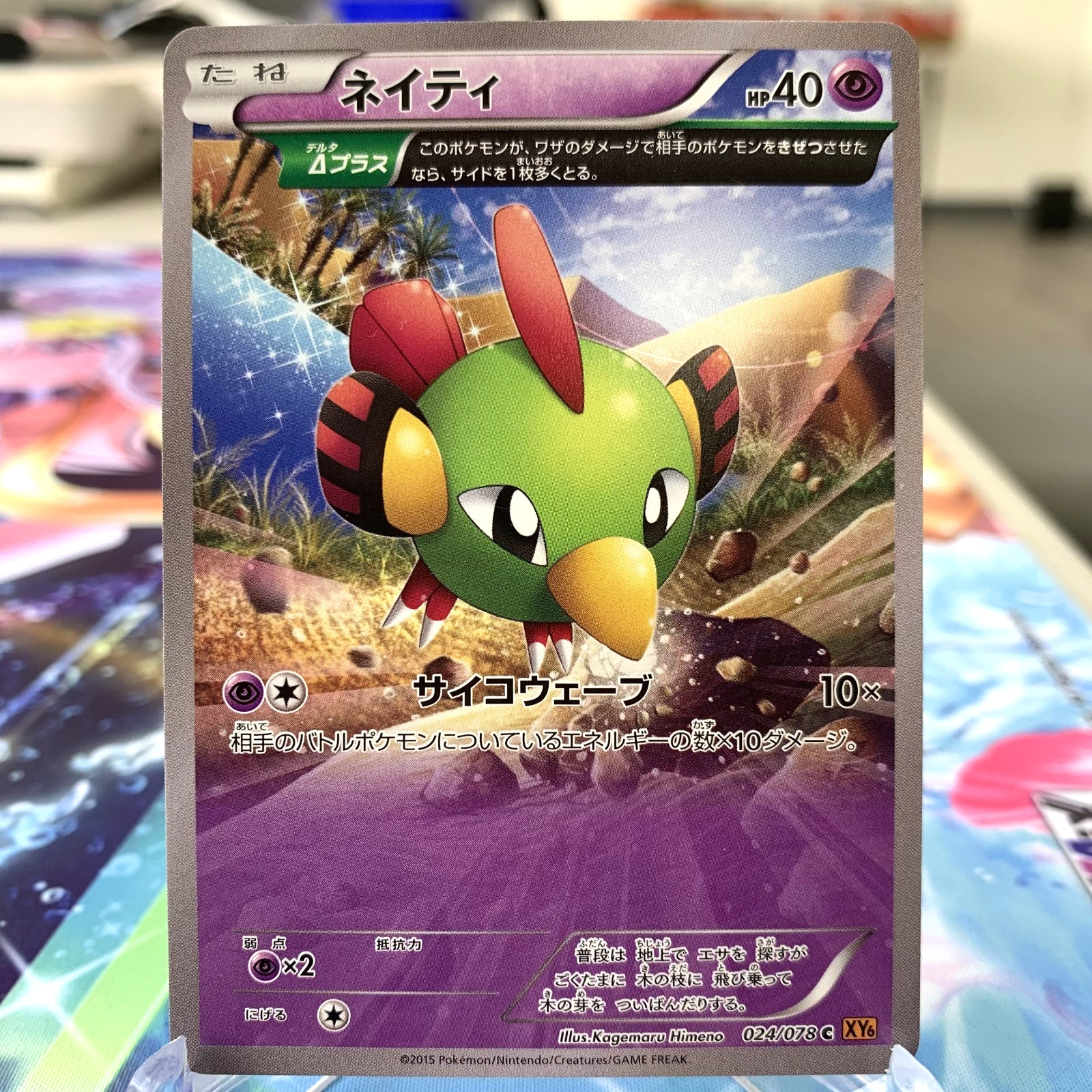 Natu 024/078 XY6 Japanese Pokemon Card ~ MP