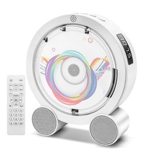 Portable CD Player with Bluetooth, Boombox Built-in 4000mAh Rechargeable Batt...