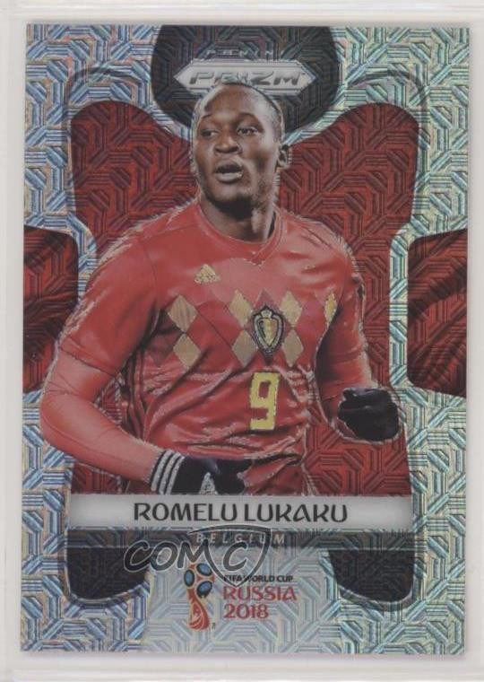 2018 Panini Prizm World Cup Mojo Prizm Romelu Lukaku #20 0d59