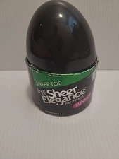 L'eggs Sheer Elegance Pantyhose Vintage Suntan Size B in Egg Sheer Toe