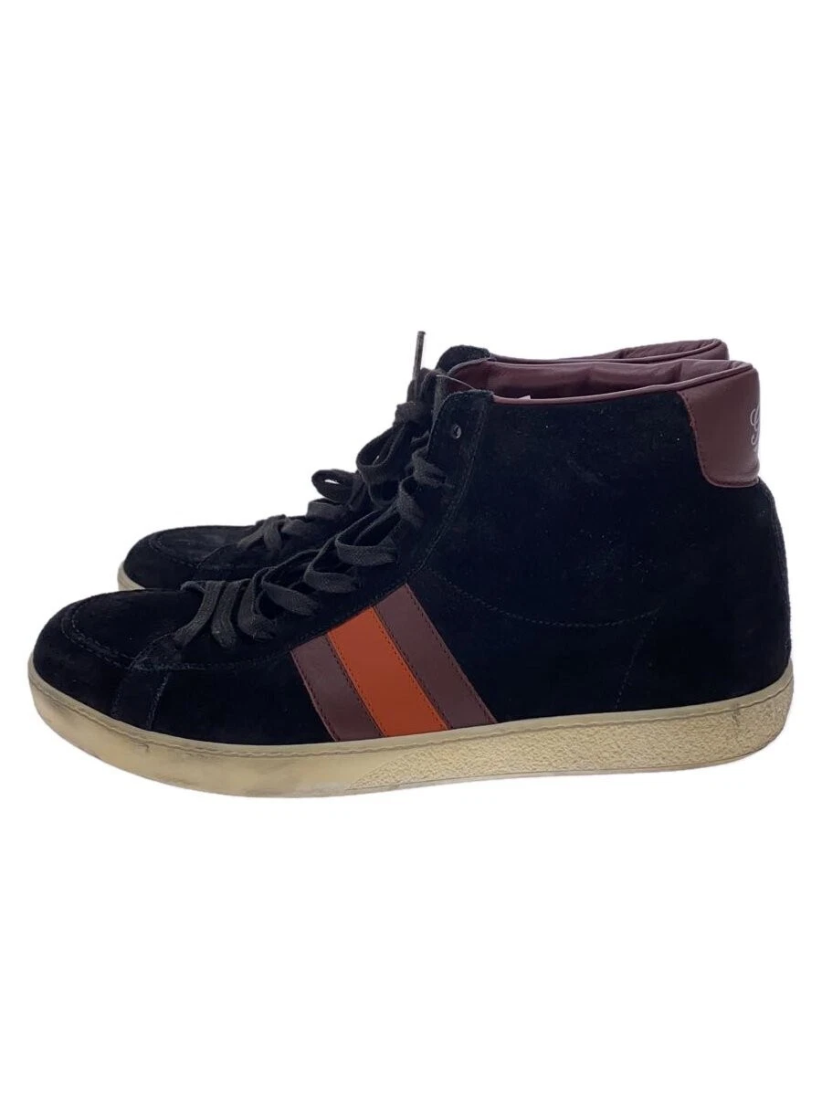 Baskets montantes Gucci UK9 daim noir homme chaussures décontractées occasion