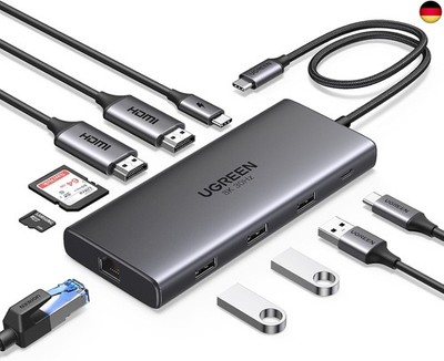 UGREEN Revodok Pro 210 USB C Docking Station Dual HDMI 10 IN 1 USB C Hub 2
