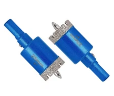2Pcs 1'' In Diamond Core Drill Bits 25mm Vacuum Brazed Hole Saw for Tile Ceramic