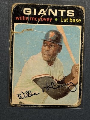 1971 Topps - Willie McCovey #50 SF Giants HOF -Poor Condition
