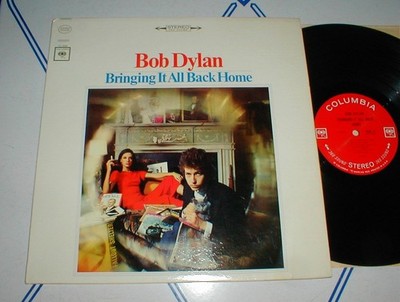 BOB DYLAN 1967 ''Bringing It All Back Home'' LP w It's Alright, Ma  + 2-EYE VG++