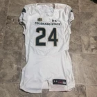 New ListingGame Worn Colorado State Rams Football Jersey Used #24 Floyd  Size Medium