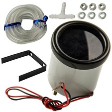 2 52mm Car Led Bar Turbo Boost Vacuum Gauge Length Of Pvc Hose 172cm 68in