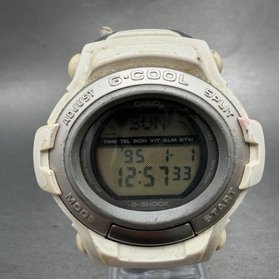 Casio G-Shock GT-008 Watch Men 47mm Digital White Alarm Chrono New