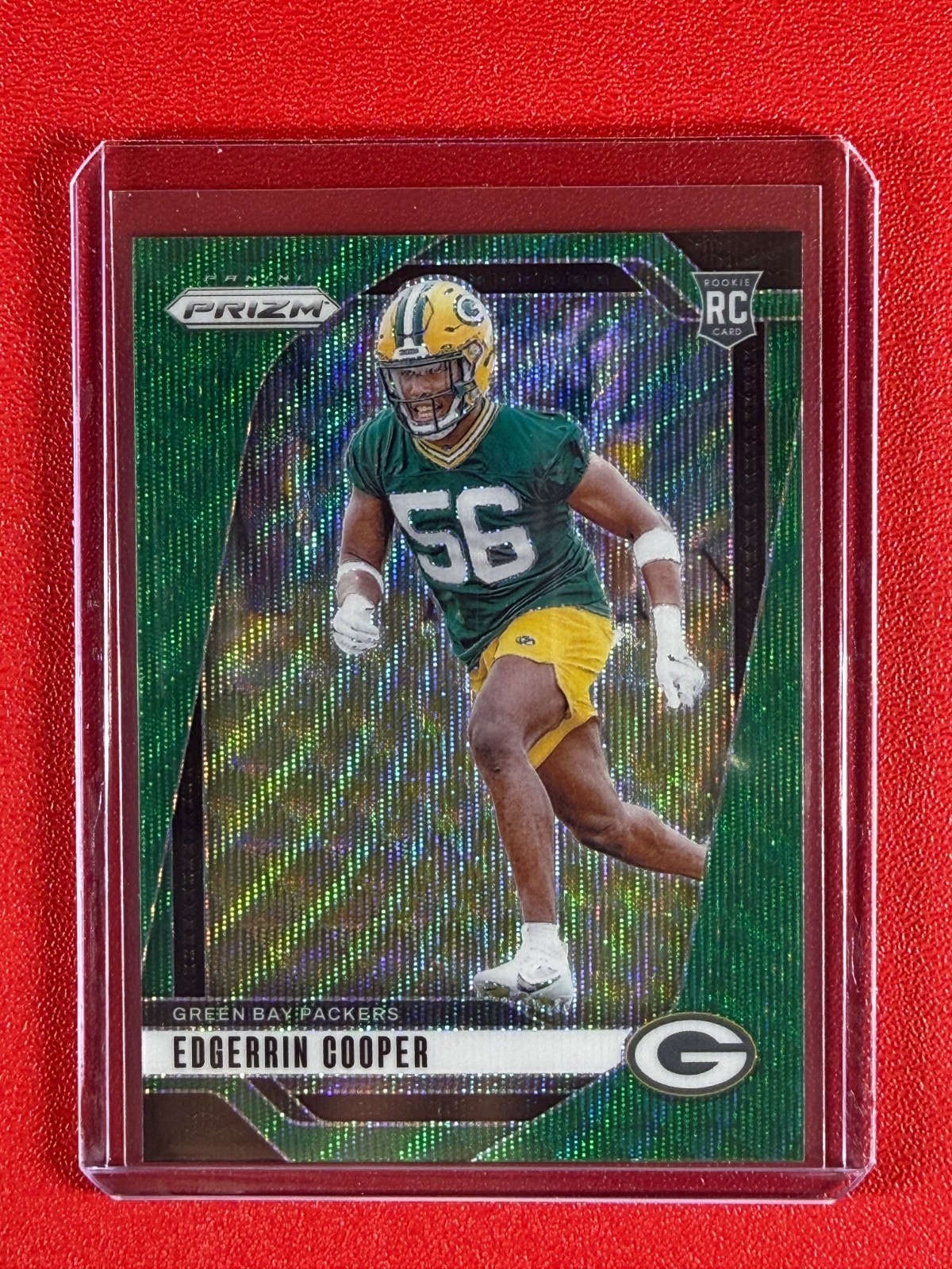 2024 Panini Prizm Edgerrin Cooper #331 - Green Wave Prizm (RC)