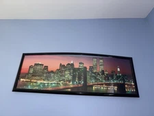 World Trade Center Twin Towers Panoramic Photo New York 3ft2in By 13.5in